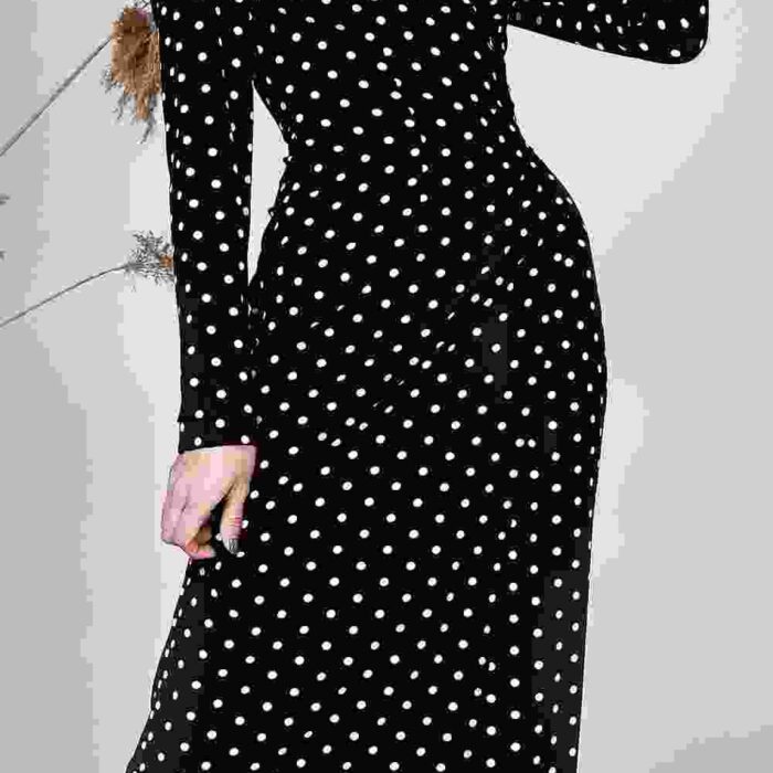 Polka Dot Midi Dress