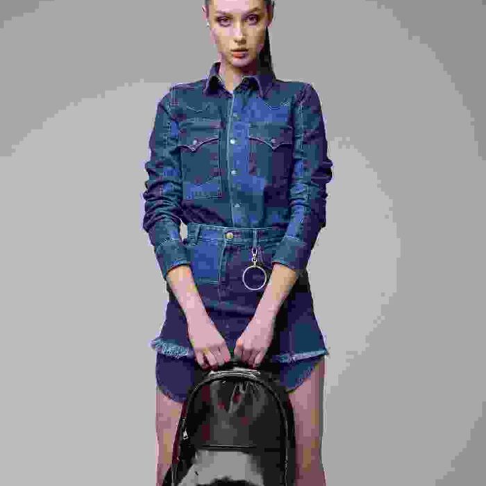 Collared Spruce Dress