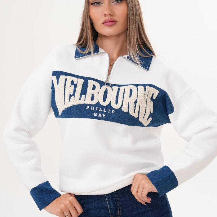 Women’s Heavy Cotton Fleece Top – Melbourne Design (Turkish Brand)
