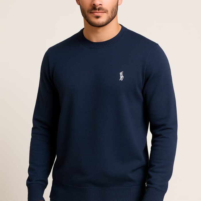 Men’s Stylish Basic Knit Sweatshirt – Turkish Premium Quality