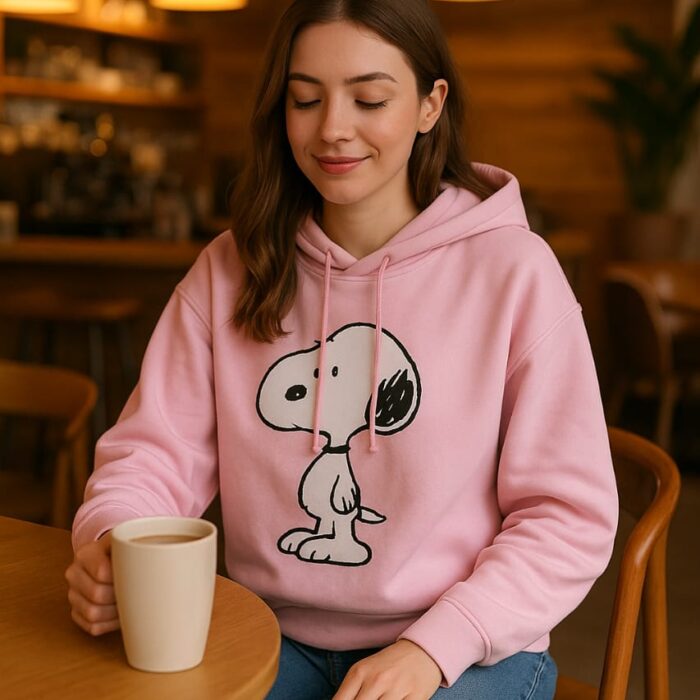 Stylish Pink Hoodie – Premium French Terry Fabric