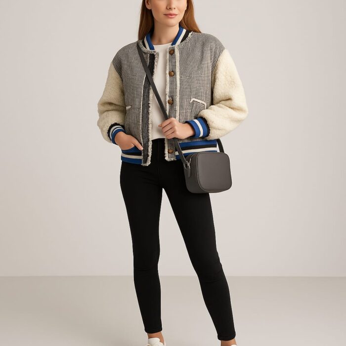 Women’s Premium Shearling Varsity Jacket