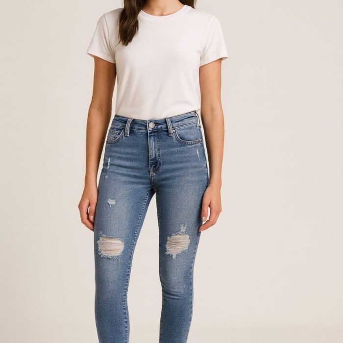 Women’s Stylish Turkish Lycra Skinny Jeans – Premium Quality