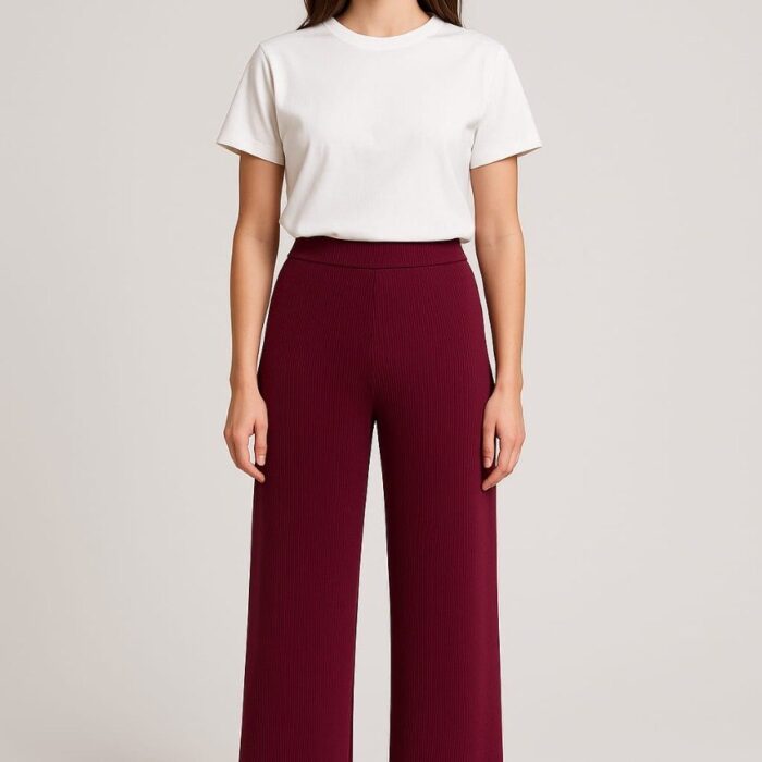 Stylish Classy Velvet Palazzo Pants – Made in Italy (Premium Quality)