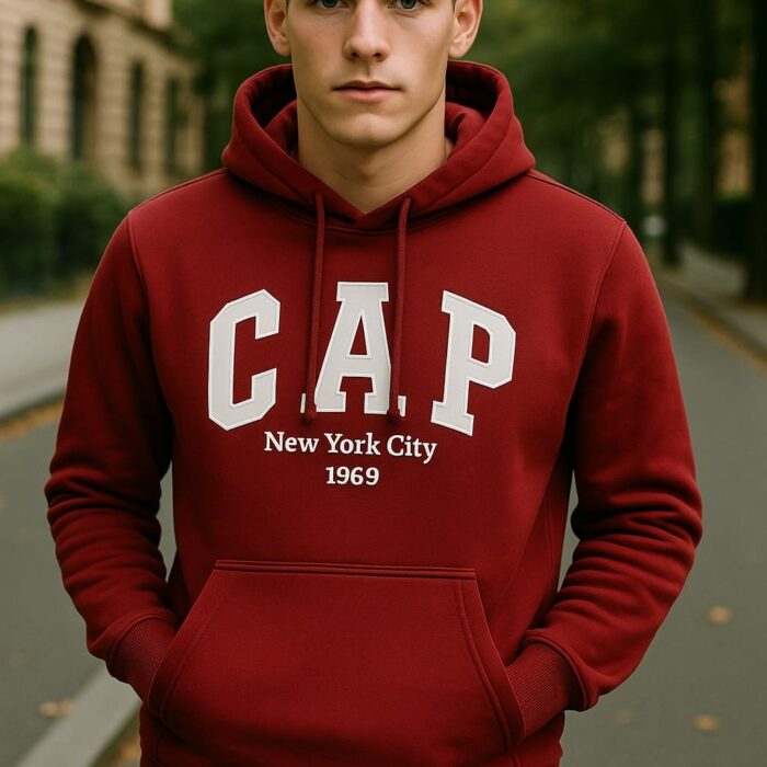 Unisex Oversized Heavy Cotton Fleece Hoodie – C.A.P Design (2 Colors)