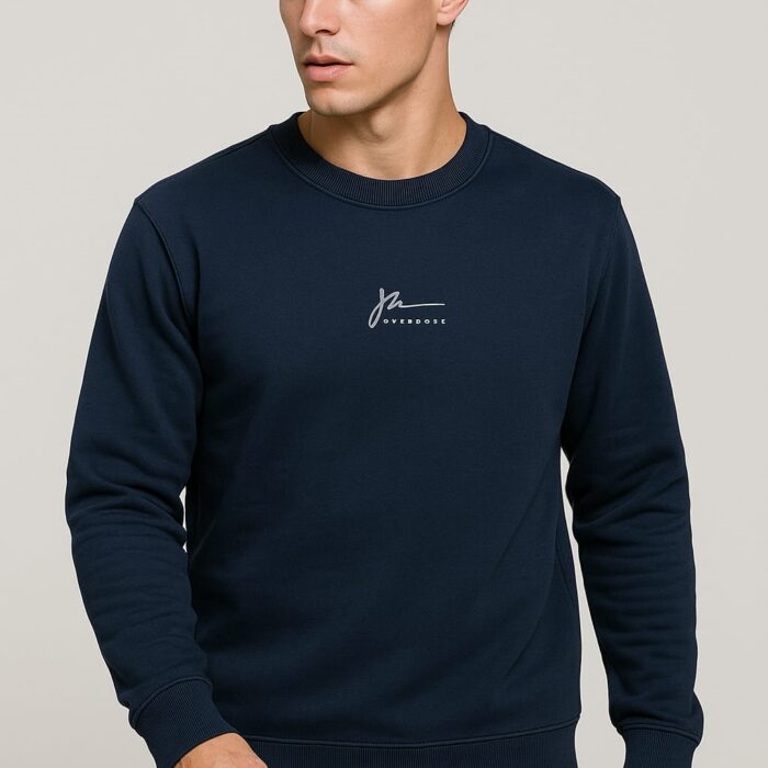 Men’s Minimal Logo Sweatshirt – Turkish French Terry (4 Colors)