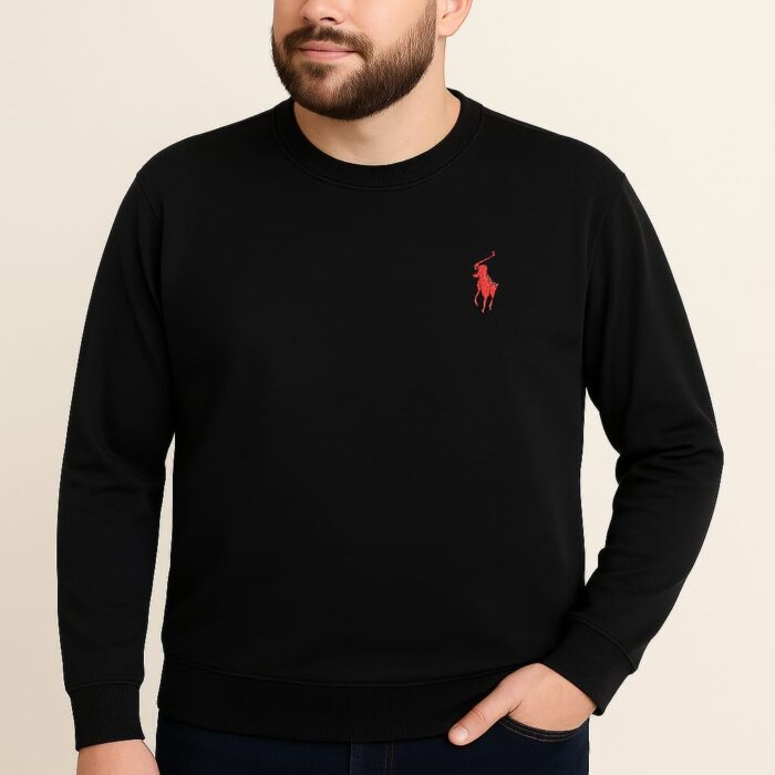 Men’s Premium Cotton Sweatshirt – Big Sizes (XXL–7XL) – Made in Turkey