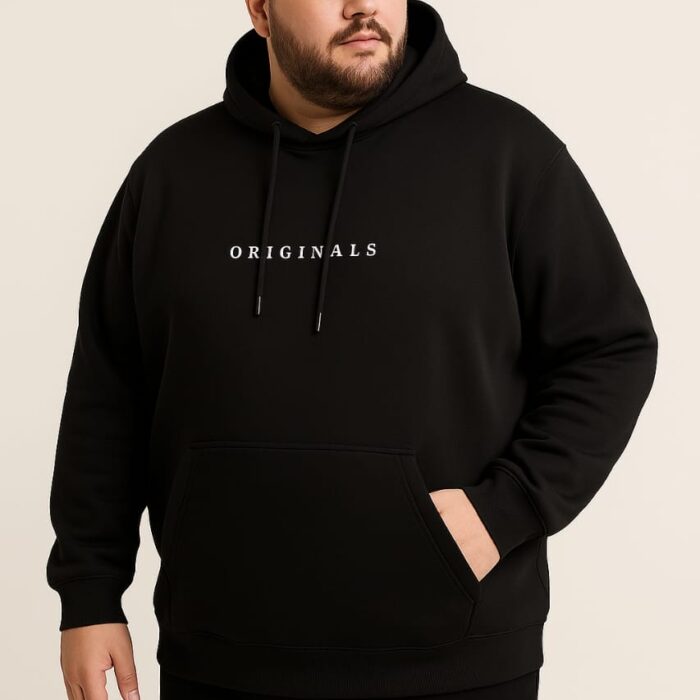 Men’s Heavy Fleece Hoodie – Originals – Premium Turkish Quality – Big Sizes