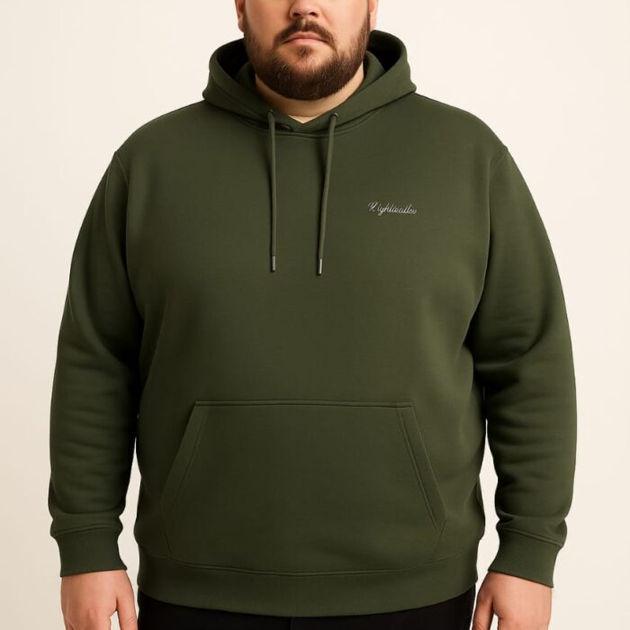 Men’s Heavy Fleece Hoodie – Premium Turkish Fabric – Big Sizes (Best Quality)